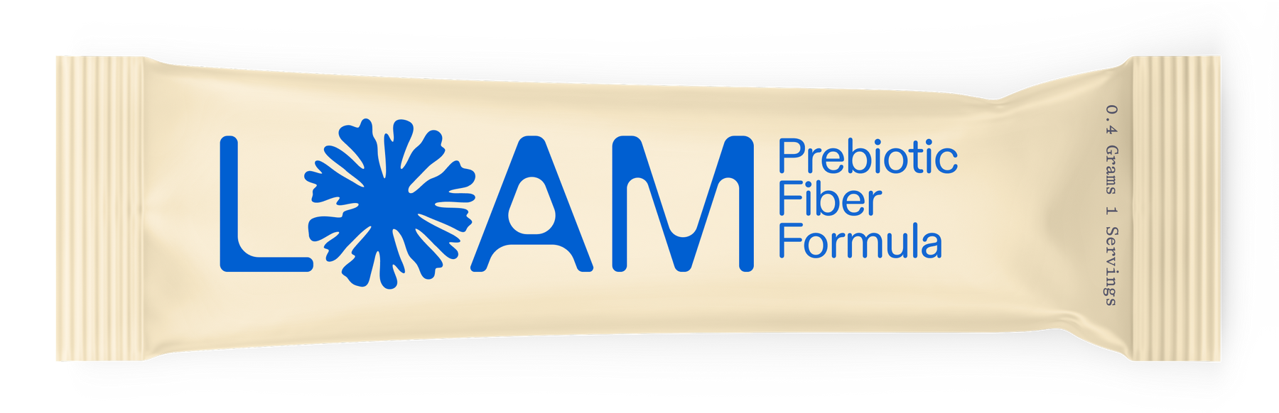 LOAM prebiotic fiber pouch and stick packs